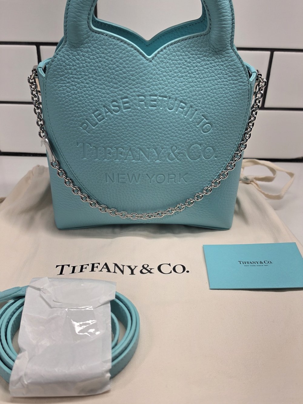 TIFFANY & Co. Return To Tiffany Mini Tote Bag - Picture 10 of 11